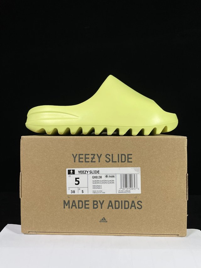 Yeezy Adidas Yeezy Slide Neon Yellow EVA Foam Sandals - Buy on Kakobuysheetfind