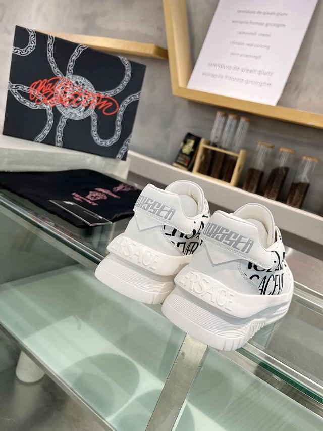 Versace Versace White Logo Chunky Unisex Sneakers - Buy on Kakobuysheetfind