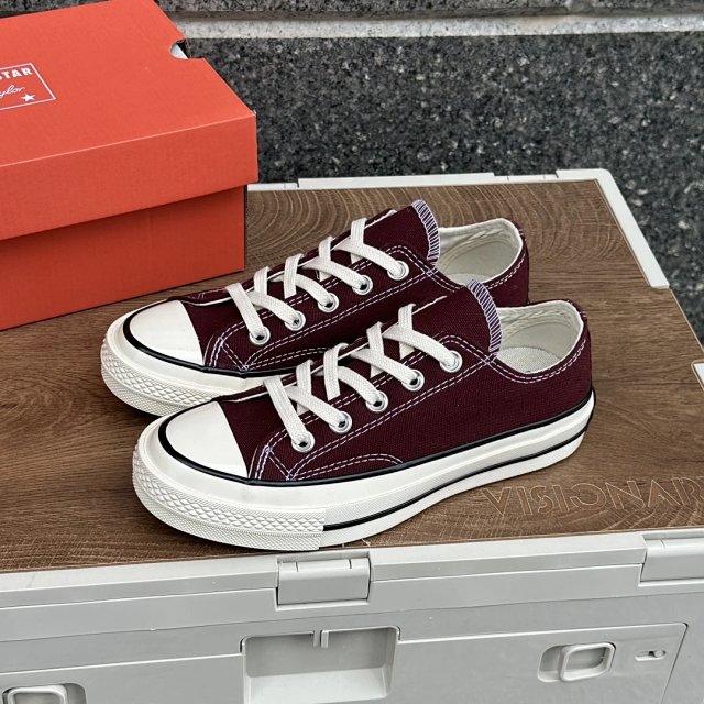 Converse Converse Classic Burgundy Thick Sole Canvas Shoes - Buy on Kakobuysheetfind