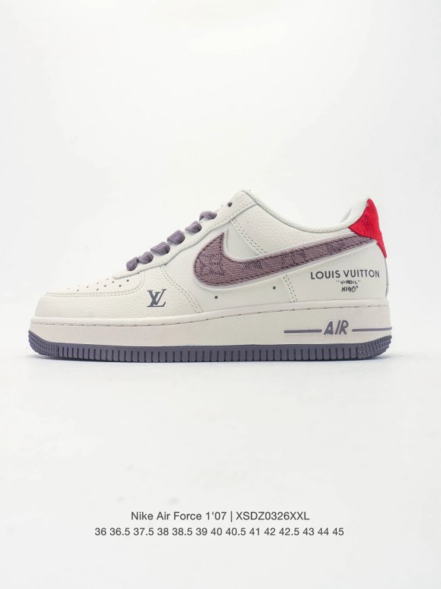 Nike Nike Air Force 1 ’07 White Purple Red Low Sneakers - Buy on Kakobuysheetfind