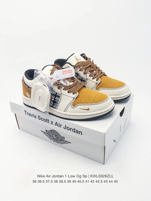 Air Jordan Air Jordan x Travis Scott Low Brown White Sneakers - Buy on Kakobuysheetfind