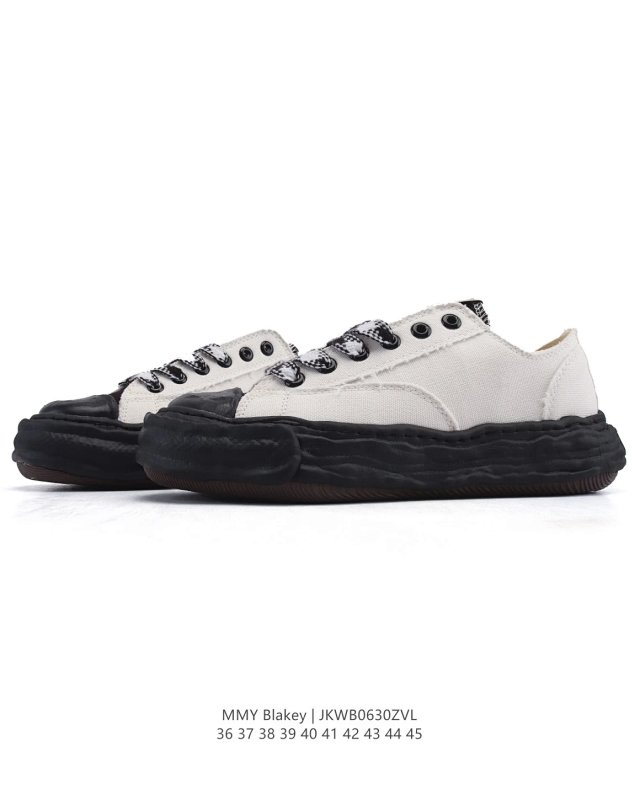 Maison Mihara Yasuhiro Maison Mihara Yasuhiro Blakey Black White Platform Sneakers - Buy on Kakobuysheetfind