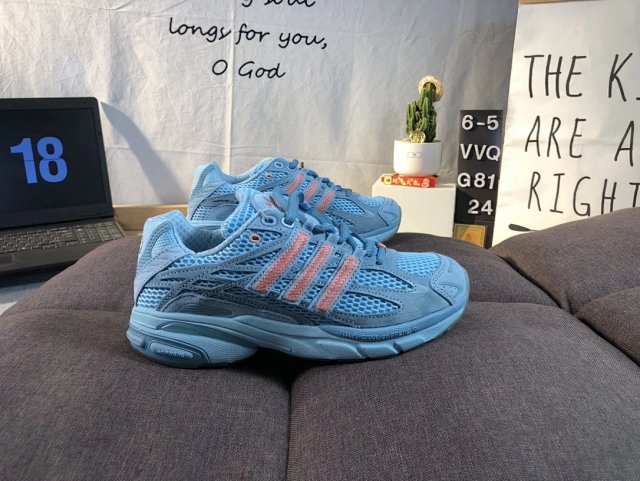 Adidas Adidas Blue Retro Mesh Running Shoes Unisex 2000s Style - Buy on Kakobuysheetfind