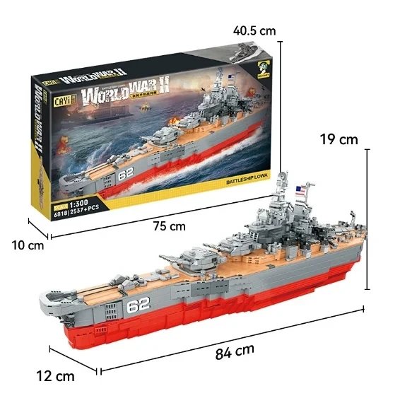 6818 Iowa class battleship