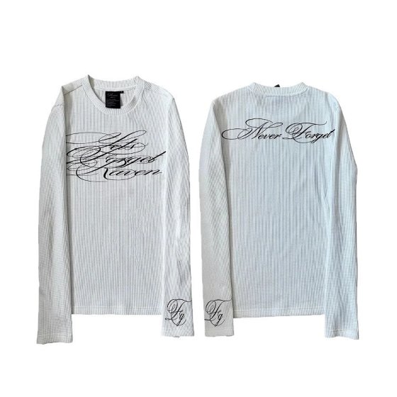Y2K Dark Retro Gothic Print Long Sleeve T-Shirt High Street Streetwear Top for Men & Women