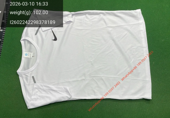 Reflective Checkmark Quick-Dry Short Sleeve (Single) - White