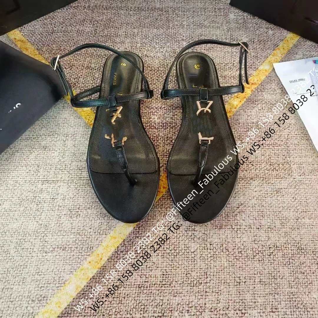 Sandals matte black