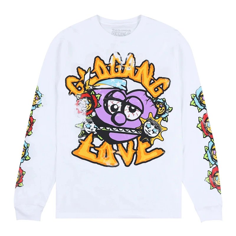 Design The Glorious FloGang Love Long Sleeve T-Shirt White T-Shirts