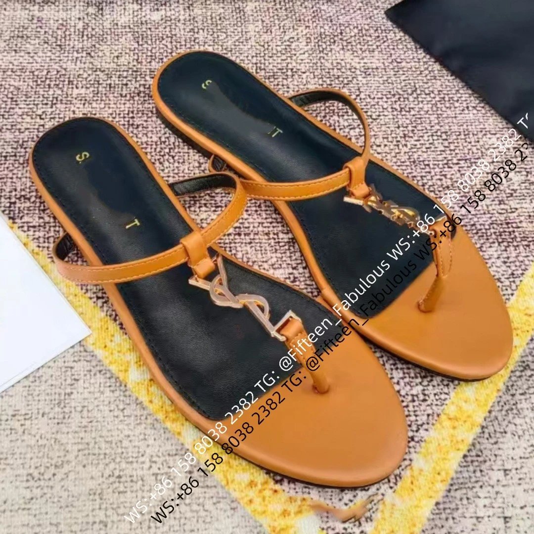 Brown slippers