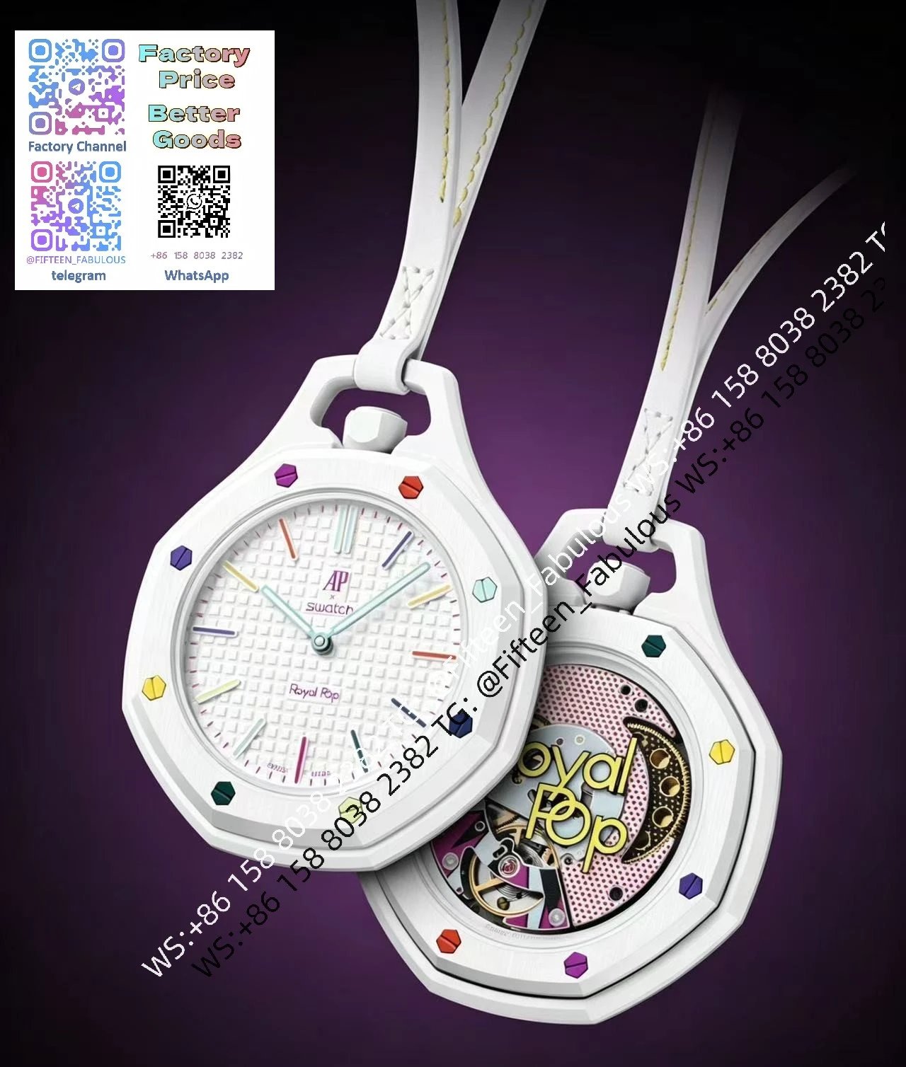3- AP x Swatch White Rainbow