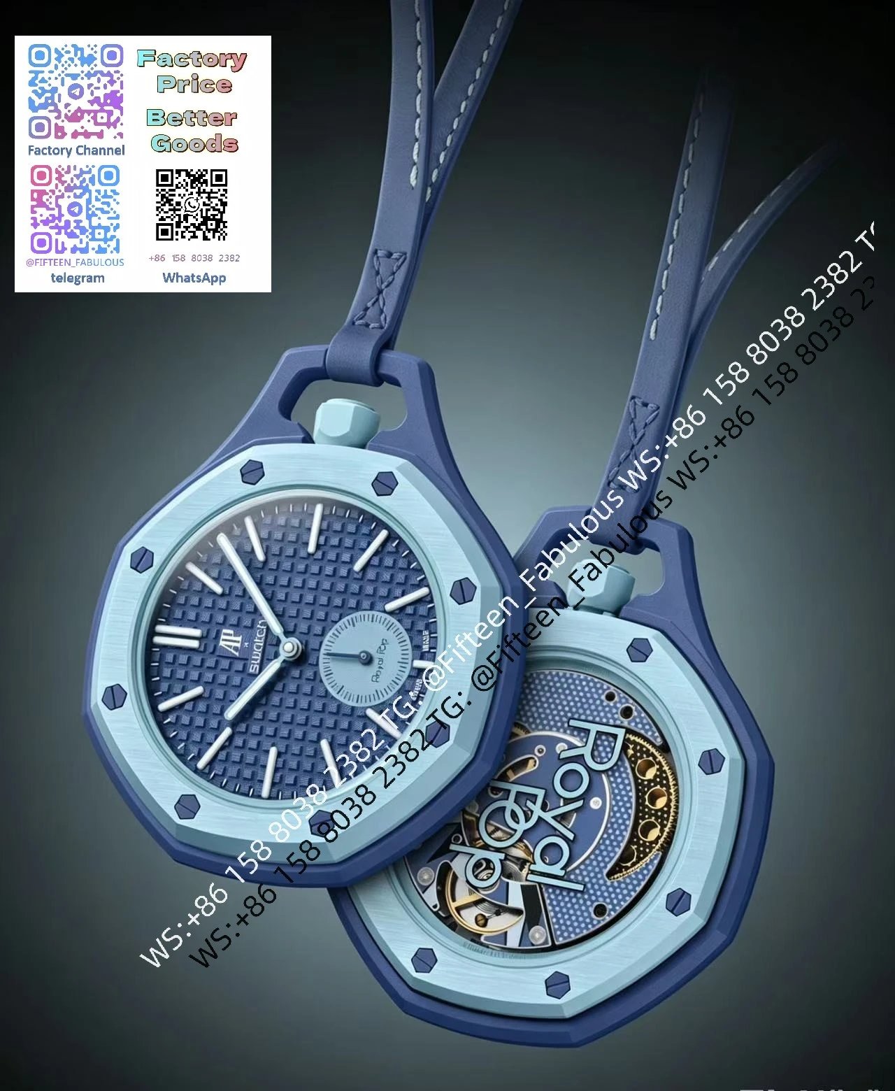 6- AP x Swatch Blue Light Blue