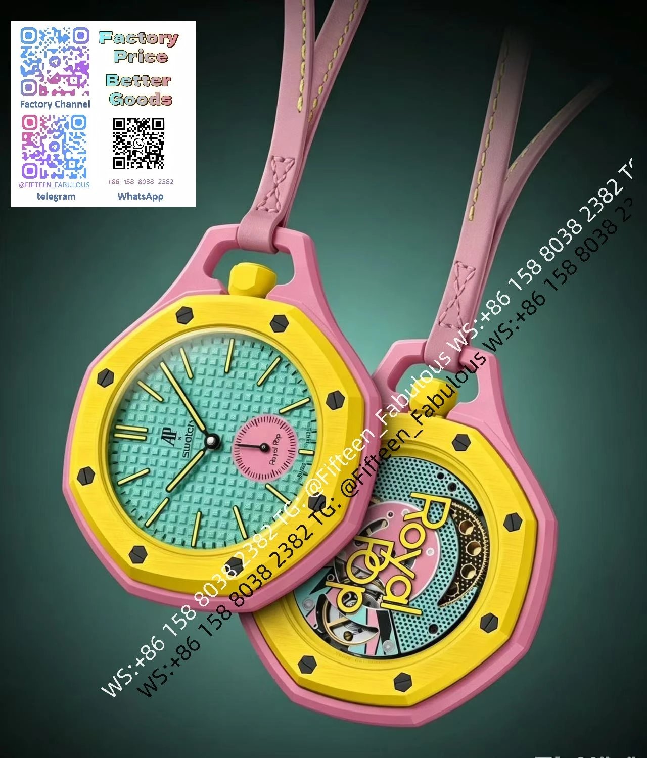 1- AP x Swatch Pink Yellow