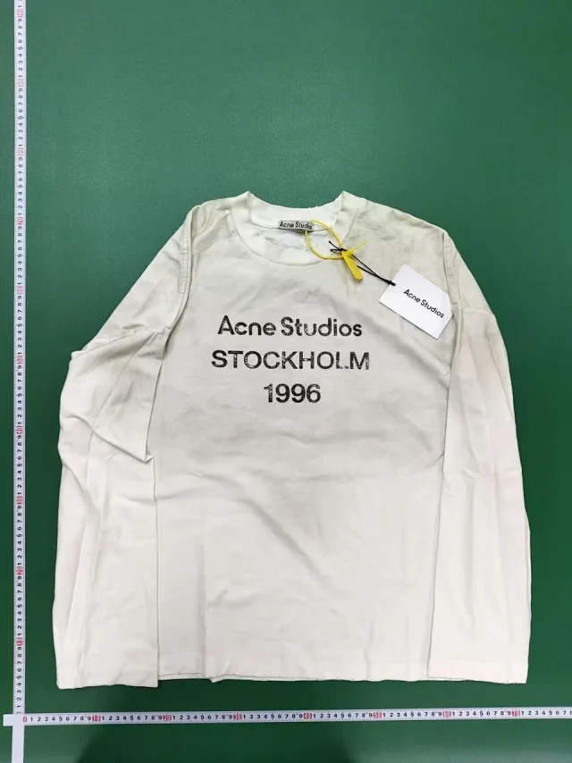 Acne Studios T-Shirts Stockholm 1996 Graphic Long-Sleeve T-Shirt product detail image 5