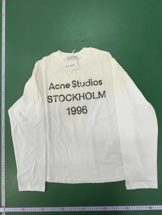 Acne Studios T-Shirts Stockholm 1996 Graphic Long-Sleeve T-Shirt product detail image 2