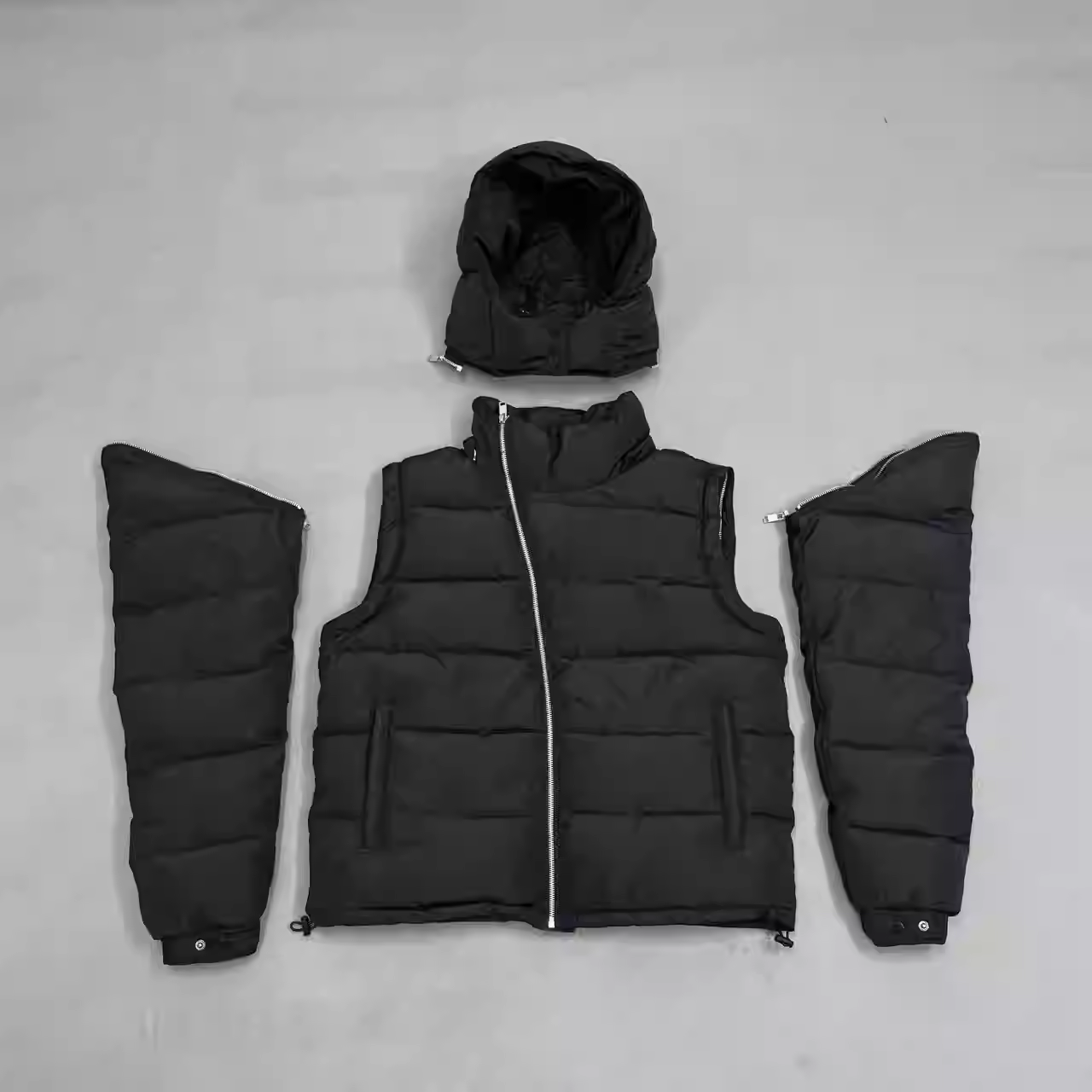 乌鸦棉服（黑色）