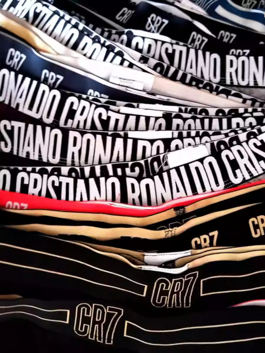 Men's Export Quality CR7 Elastic Cotton Boxer Briefs Cristiano Ronaldo Comfort Fit