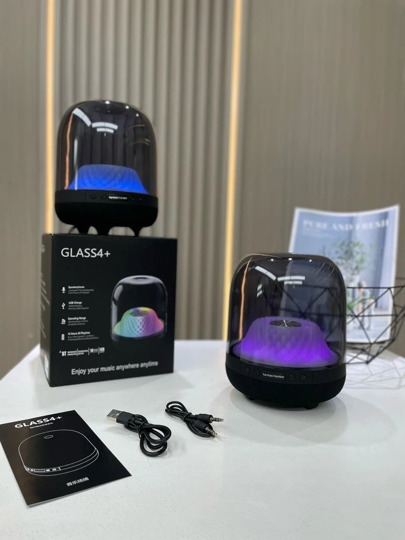 Harman Kardon Glass 4+ Black Speaker - Gallery Image 2 - Detailed View