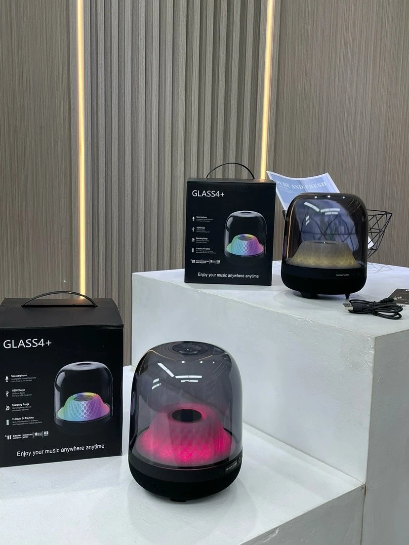 Harman Kardon Glass 4+ Black Speaker - Gallery Image 4 - Detailed View