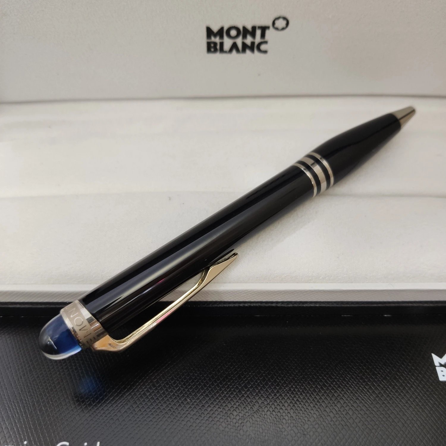 Montblanc StarWalker Resin Ink Ballpoint Pens Black