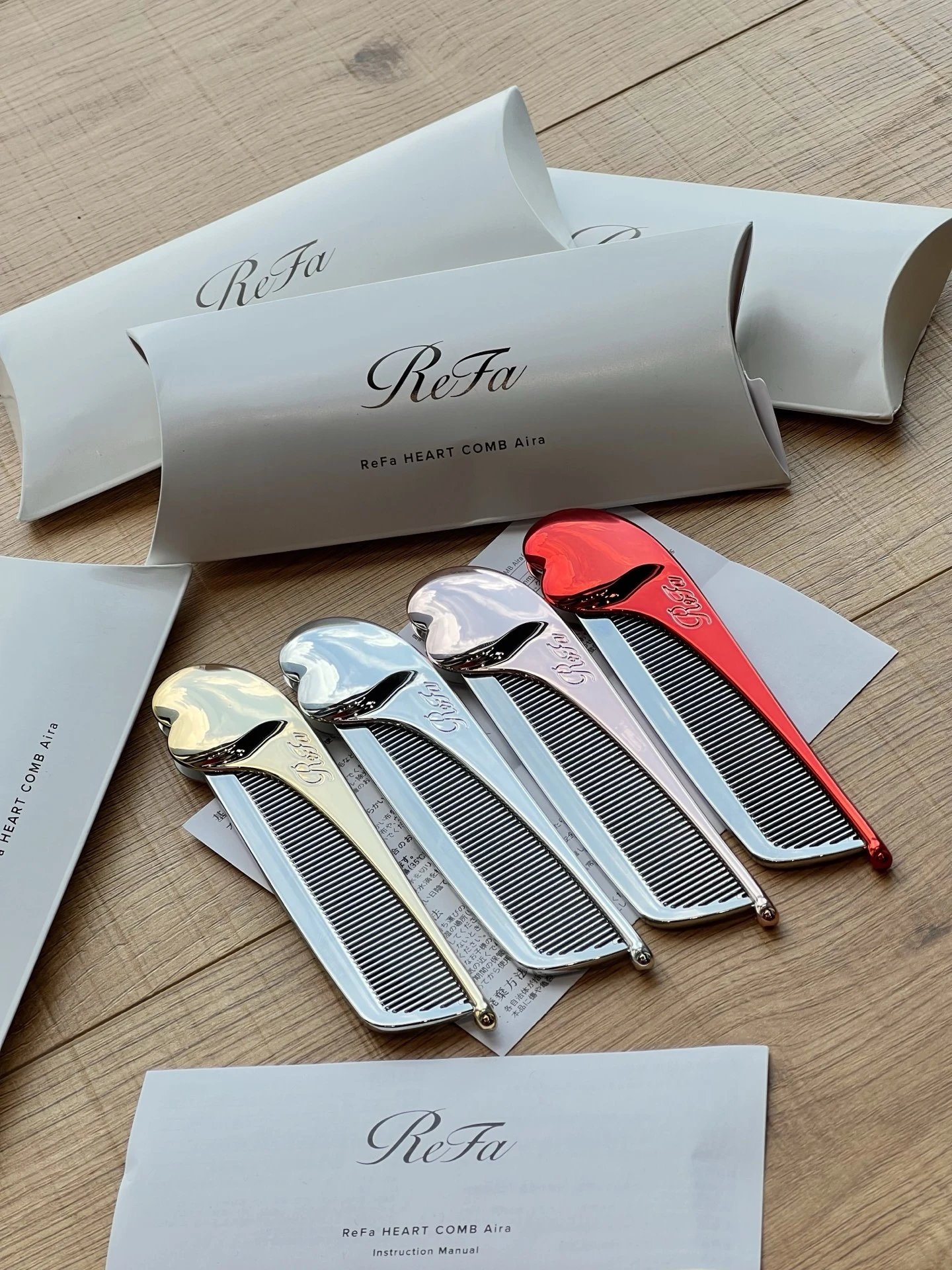 ReFa Heart Comb Multicolor