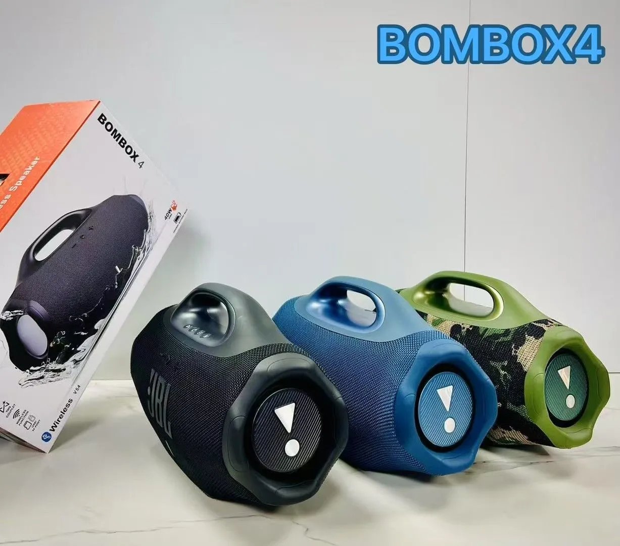 JBL Bombox 4 Speaker Black - Gallery Image 2 - Detailed View