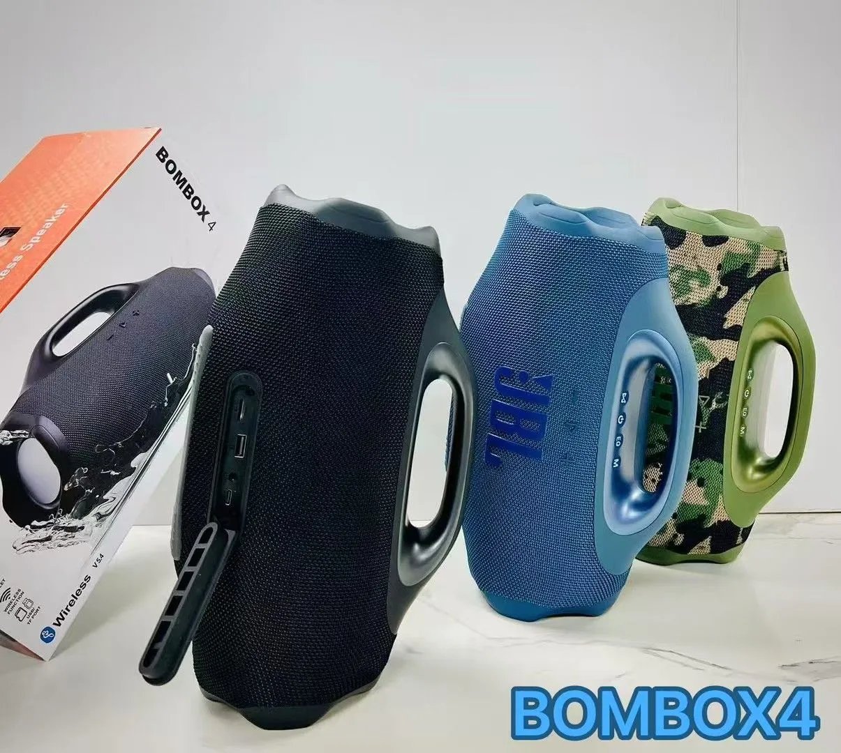 JBL Bombox 4 Speaker Black - Gallery Image 6 - Detailed View