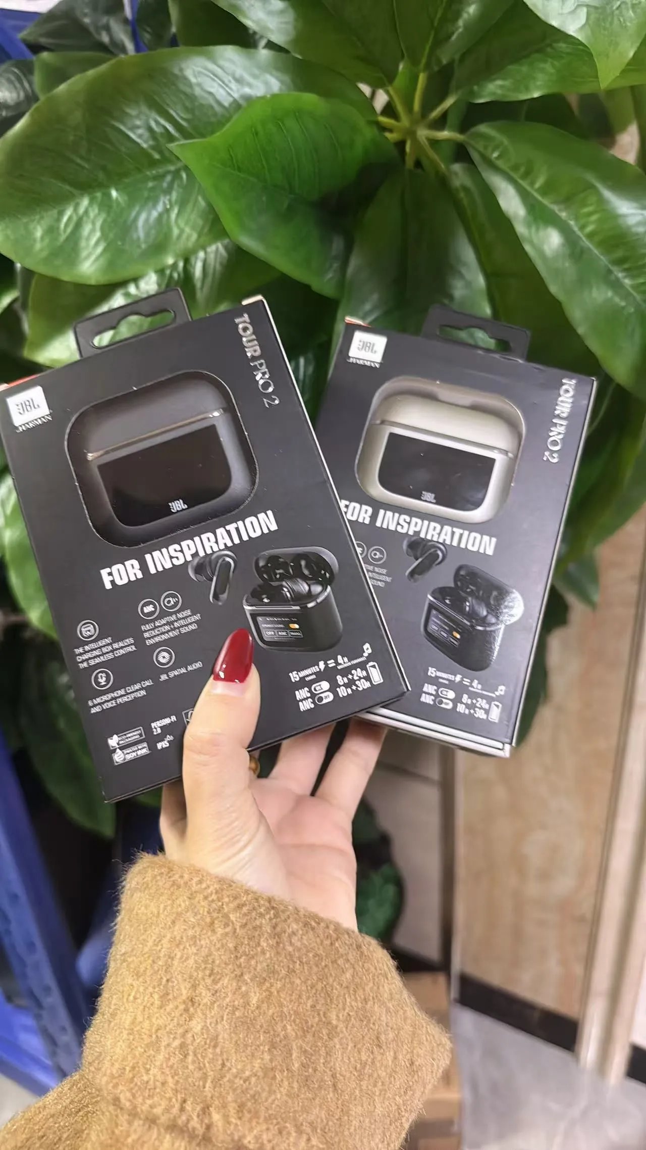 JBL Tour Pro 2 Wireless ANC Earbuds Black