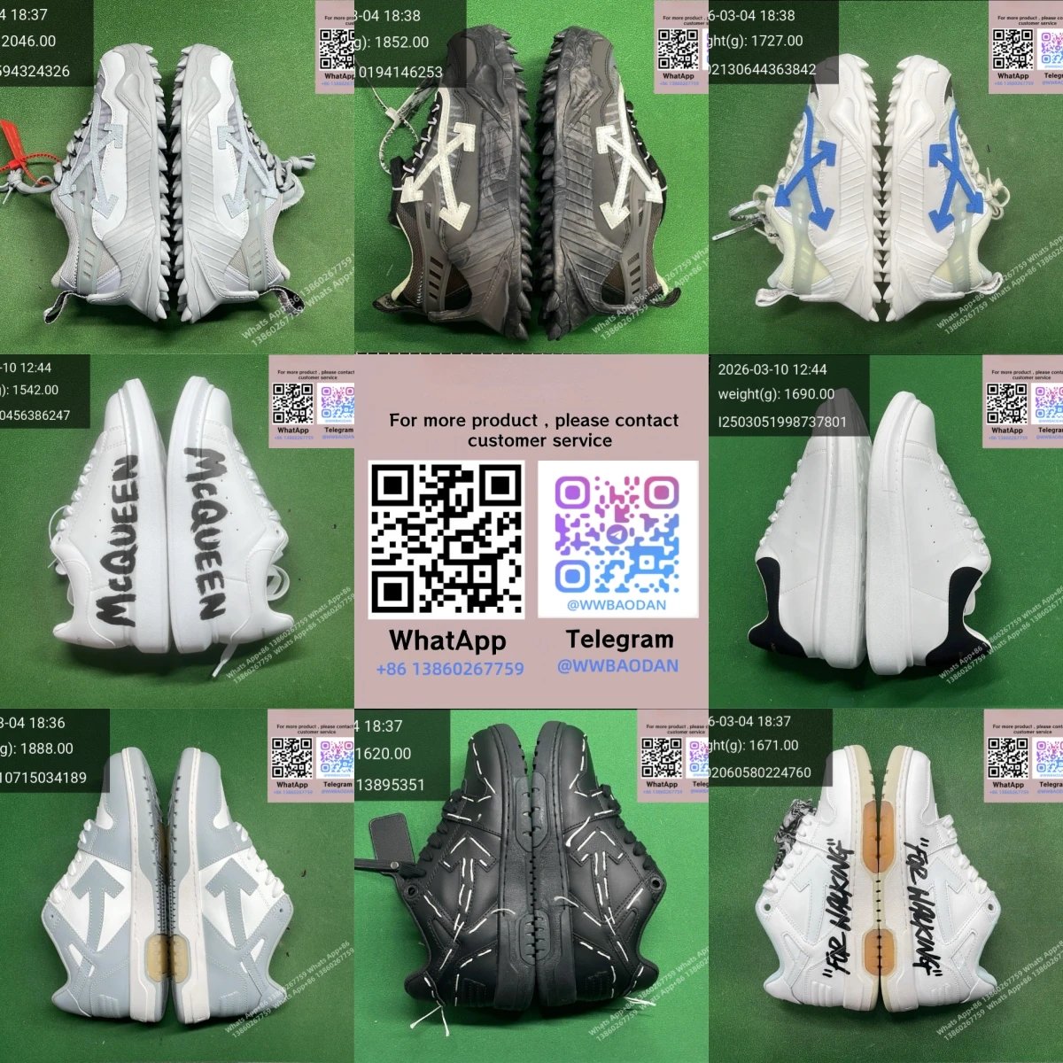 WW12- High Quality White Shoes Spring 2025 Sports Shoes Thick soled Inner Height Increase Casual Men's Shoes Women's Shoes Board Shoes Whats App+86 13860267759