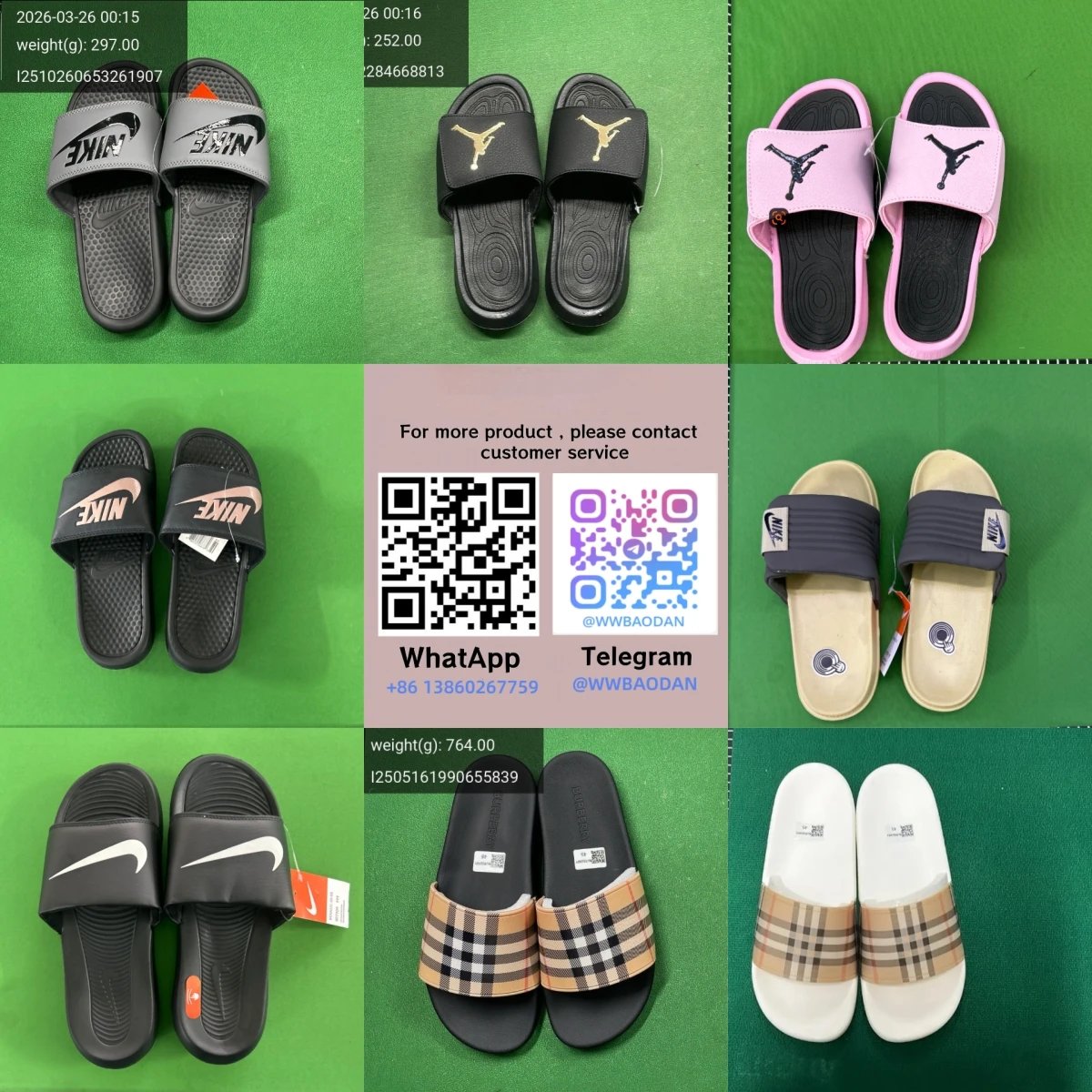 WW12 Summer Fashion Slippers WhatsApp +86 13860267759
