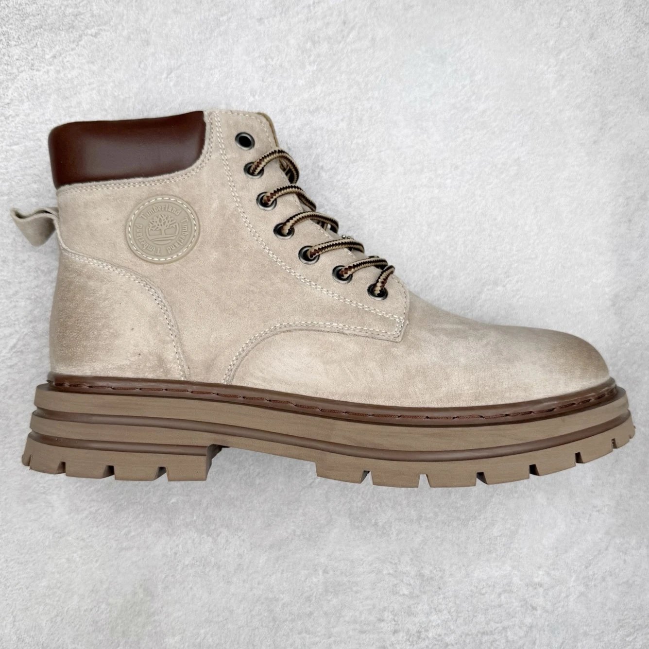 Timberland Timberland Beige & Brown Leather Boots Beige