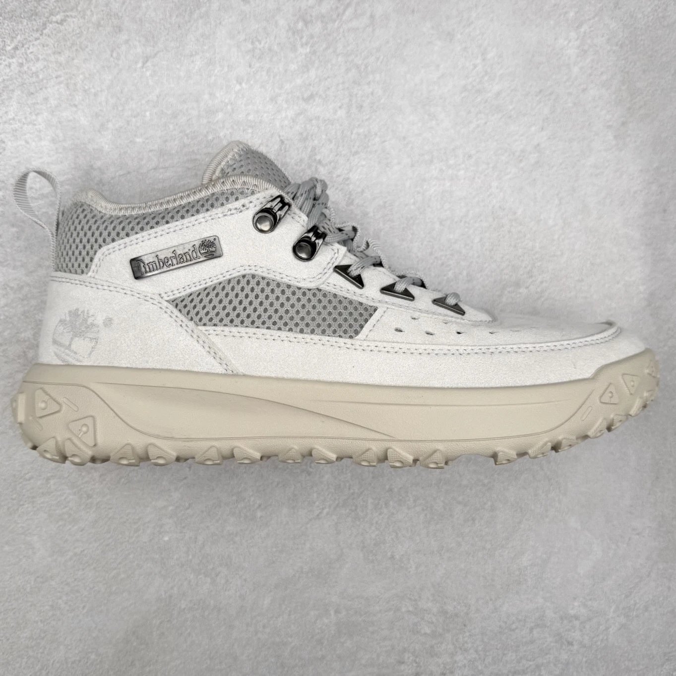 Timberland Timberland White & Grey Hiker Sneakers White