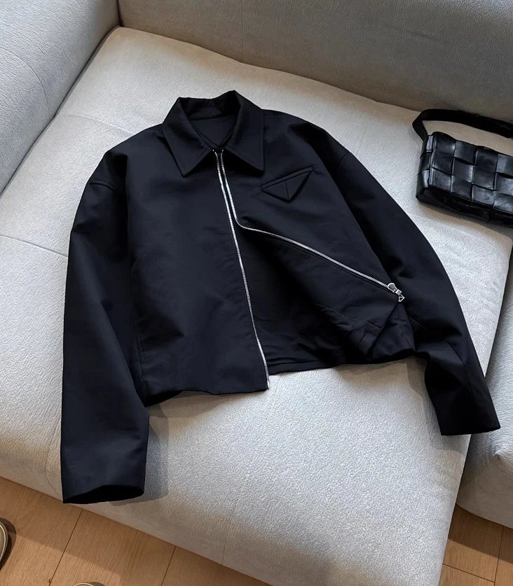 Prada Re-Nylon Zip-Up Jacket Black Outerwear product detail 8 in Litbuy spreadsheet finds