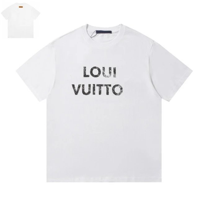 Louis Vuitton NBA Collaboration White Graphic T-Shirt