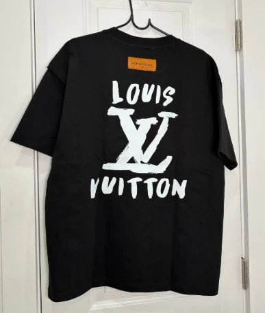 Louis Vuitton LV Monogram Black Oversized T-Shirt