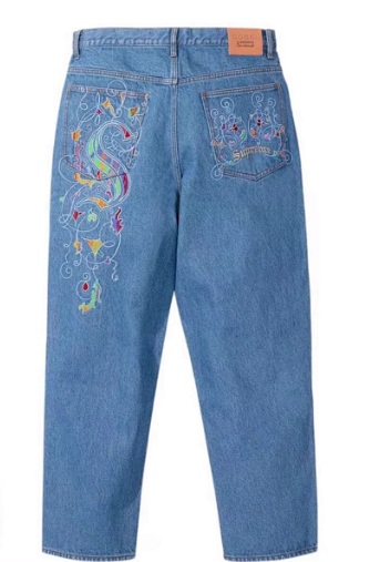 Design Embroidered Black Denim Jeans product detail 2 in Litbuy spreadsheet finds