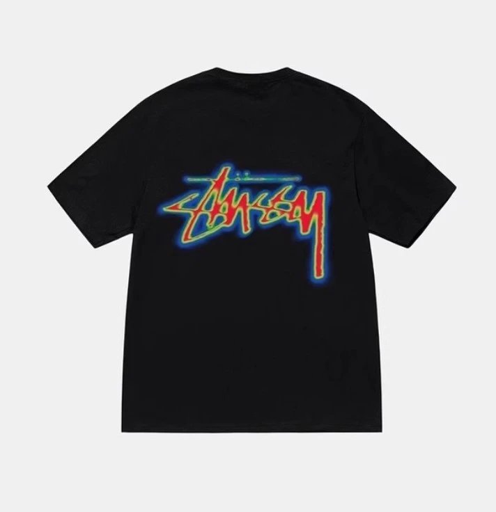 Stussy Classic Black Graphic Tee