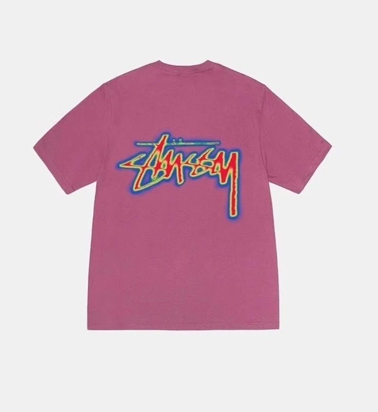 Stussy Classic Logo T-Shirt Pink product detail 8 in Litbuy spreadsheet finds