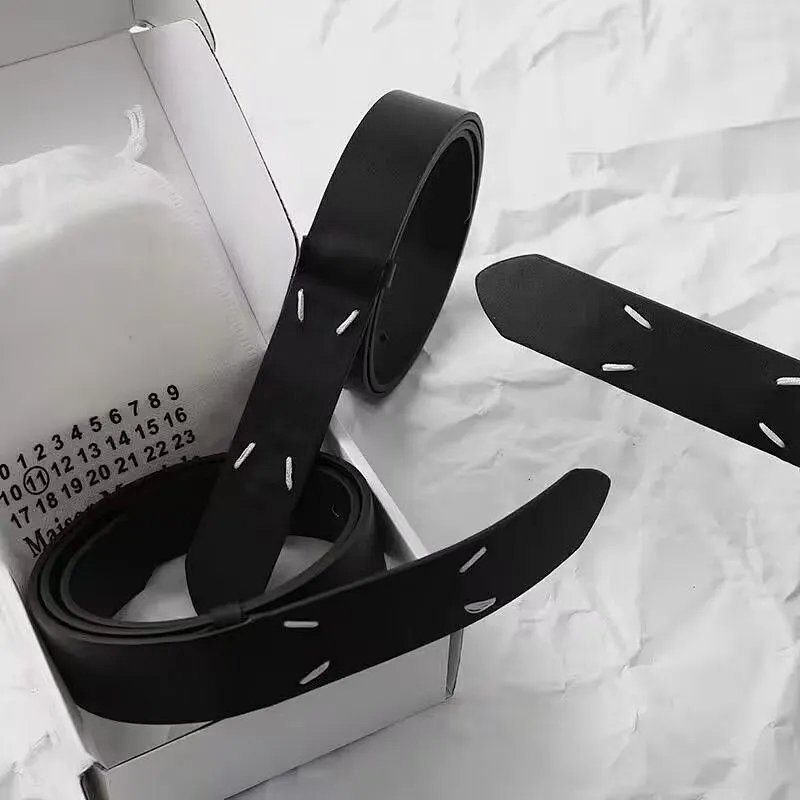 Maison Margiela Tabi Calendar Buckle Leather Belt Black product detail 2 in Litbuy spreadsheet finds