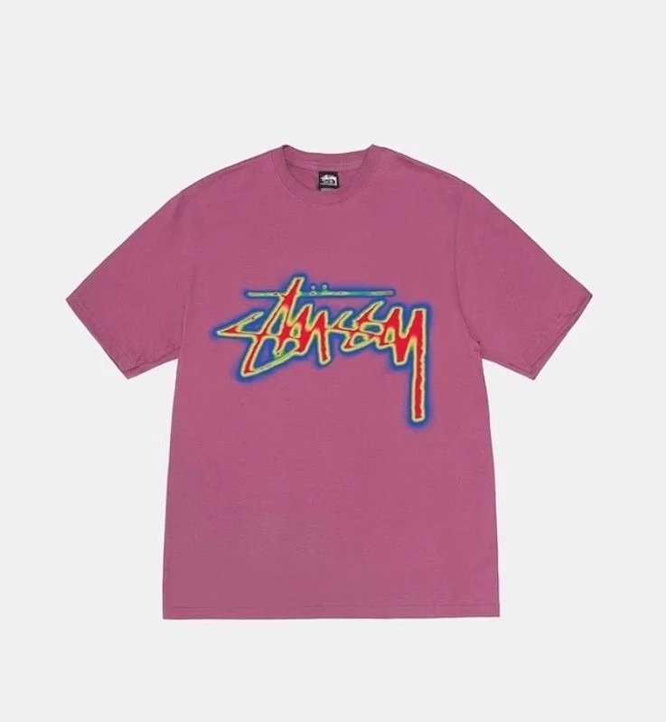 Stussy Spray Paint Logo White T-Shirt product detail 8 in Litbuy spreadsheet finds