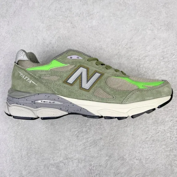 New Balance 990v3 Peach Orange Sneakers - 4