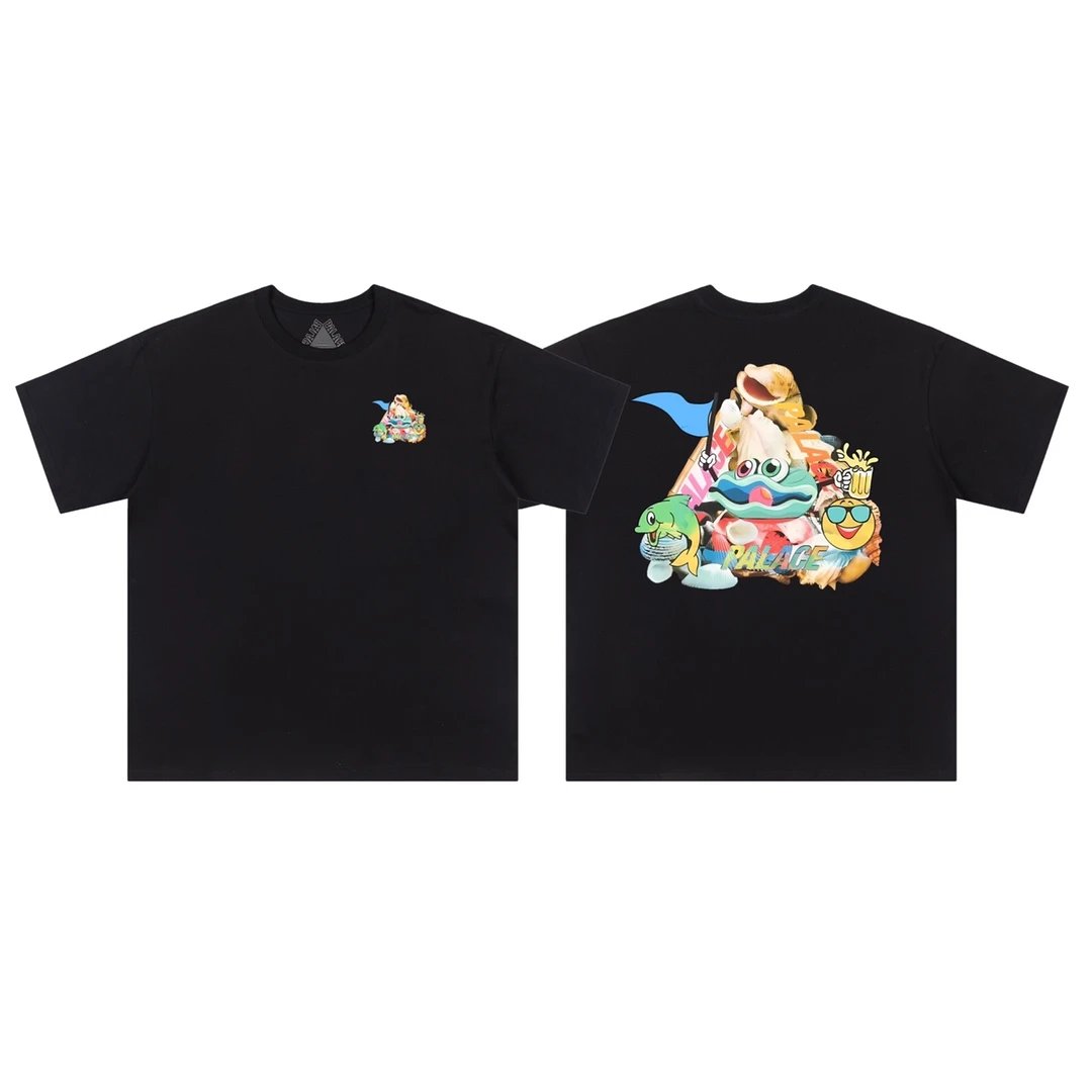 Palace Floral Triangle Black Graphic T-Shirt