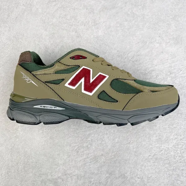New Balance 990v3 Peach Orange Sneakers - 8
