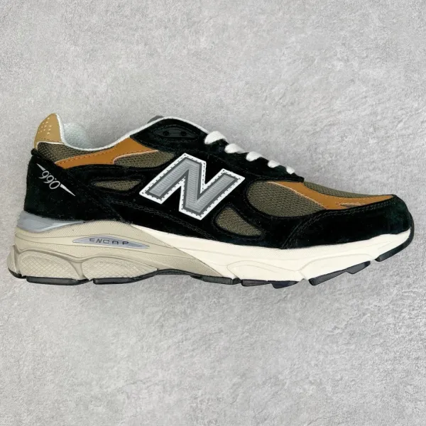 New Balance 990v3 Peach Orange Sneakers - 12