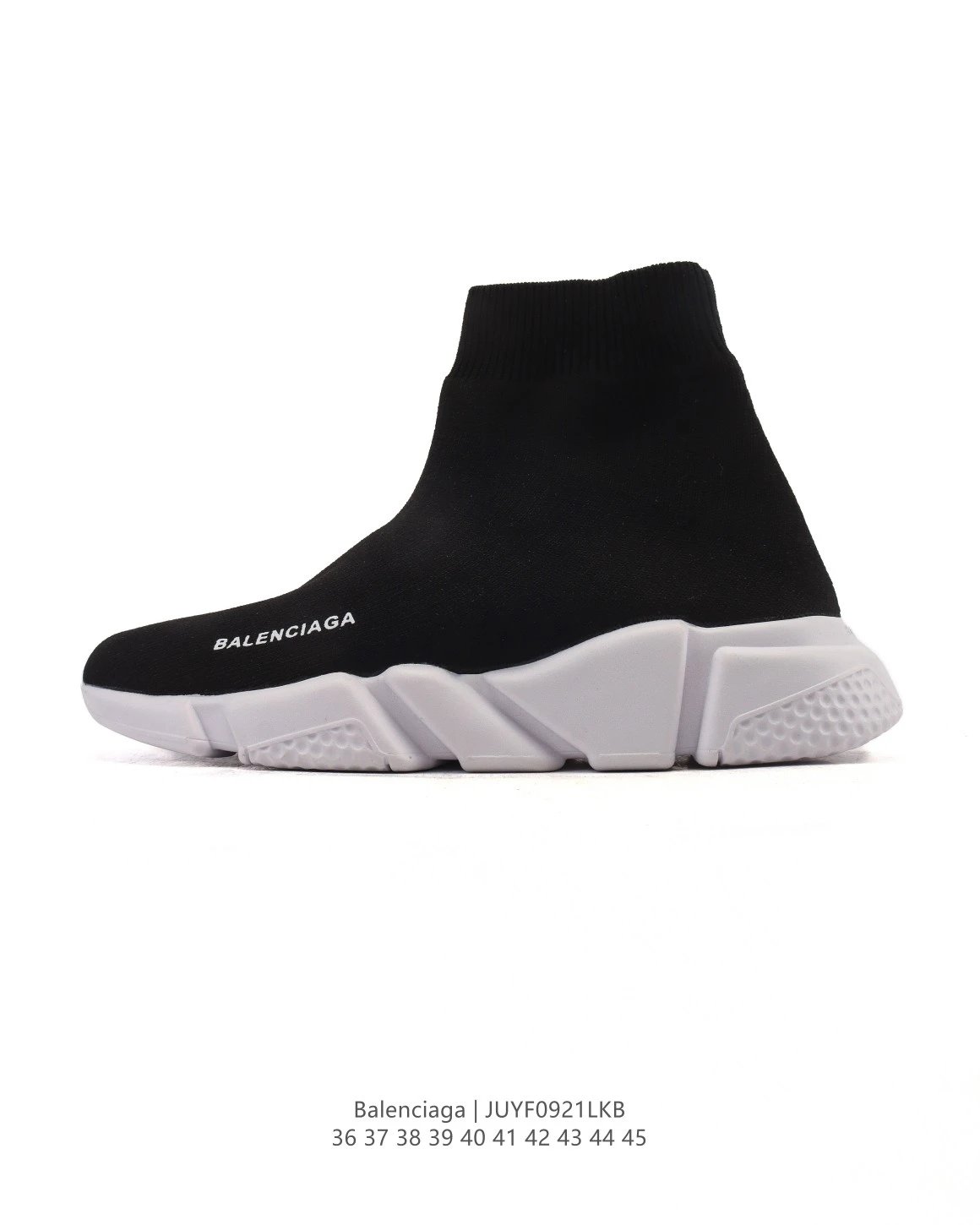 Balenciaga Speed Trainer Beige Knit Slip-On Sneakers