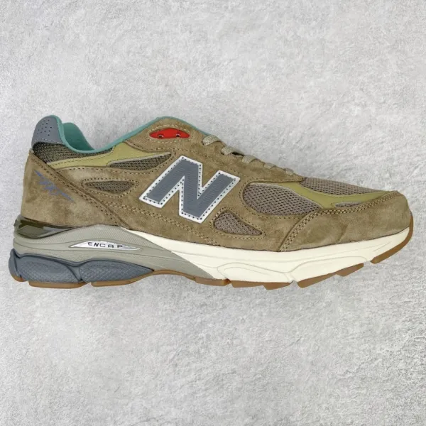 New Balance 990v3 Peach Orange Sneakers - 6