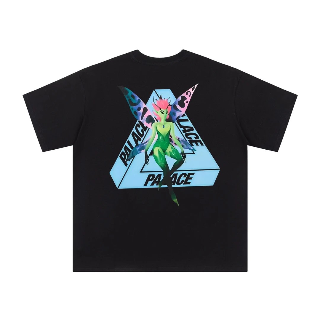 Palace Floral Triangle Black Graphic T-Shirt