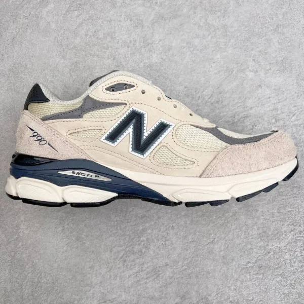 New Balance 990v3 Peach Orange Sneakers - 14