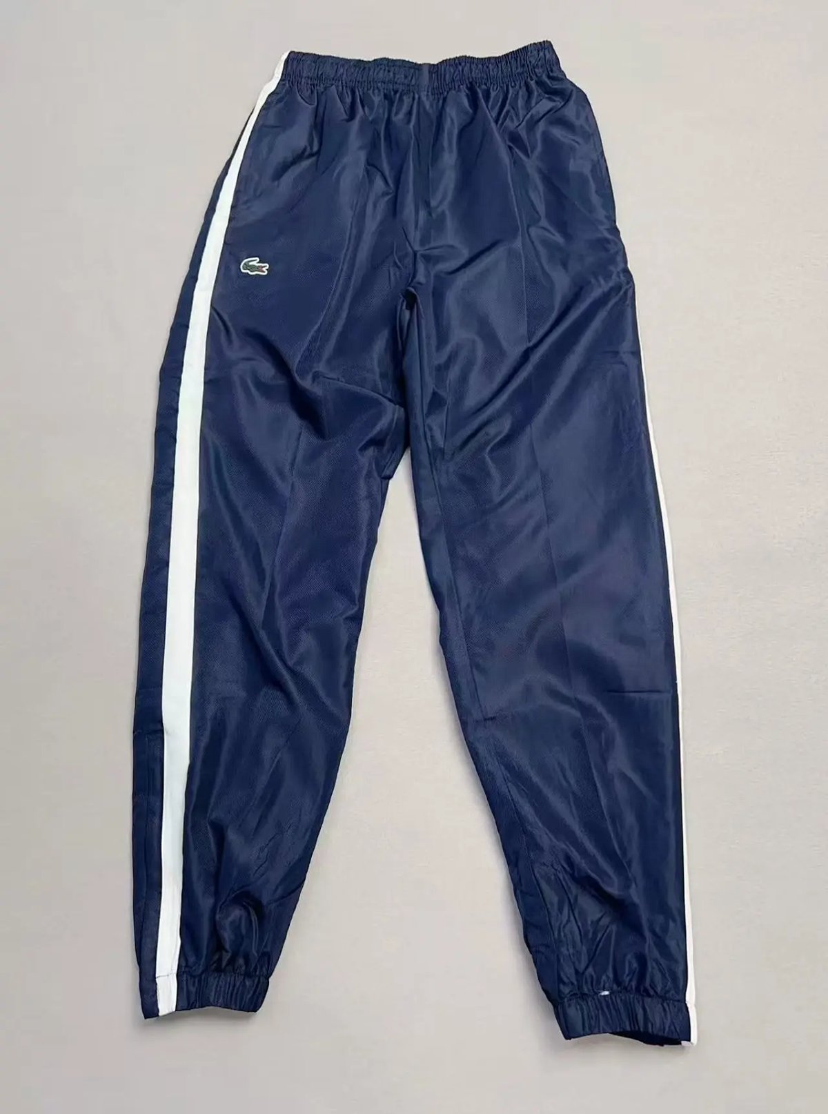 Lacoste Logo Tape Windbreaker and Track Pants Set Navy White Tracksuit product detail 10 in Litbuy spreadsheet finds