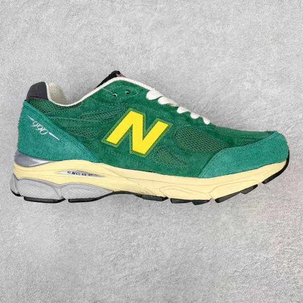 New Balance 990v3 Peach Orange Sneakers - 7