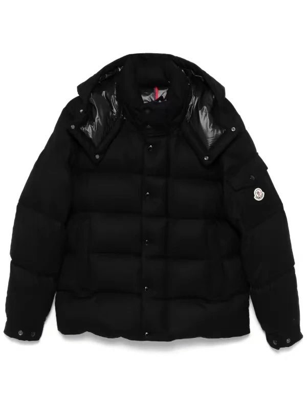 Winter simple and versatile warm white goose down filled down jacket